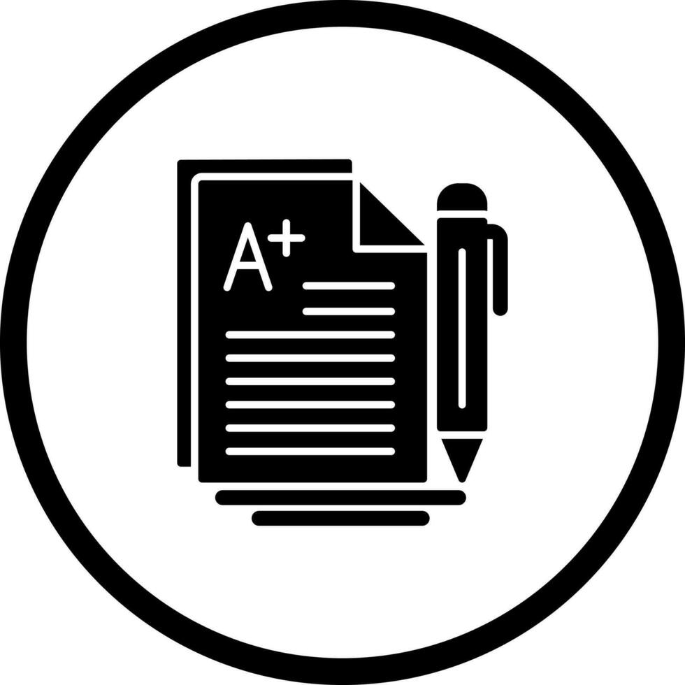 A Grade Vector Icon