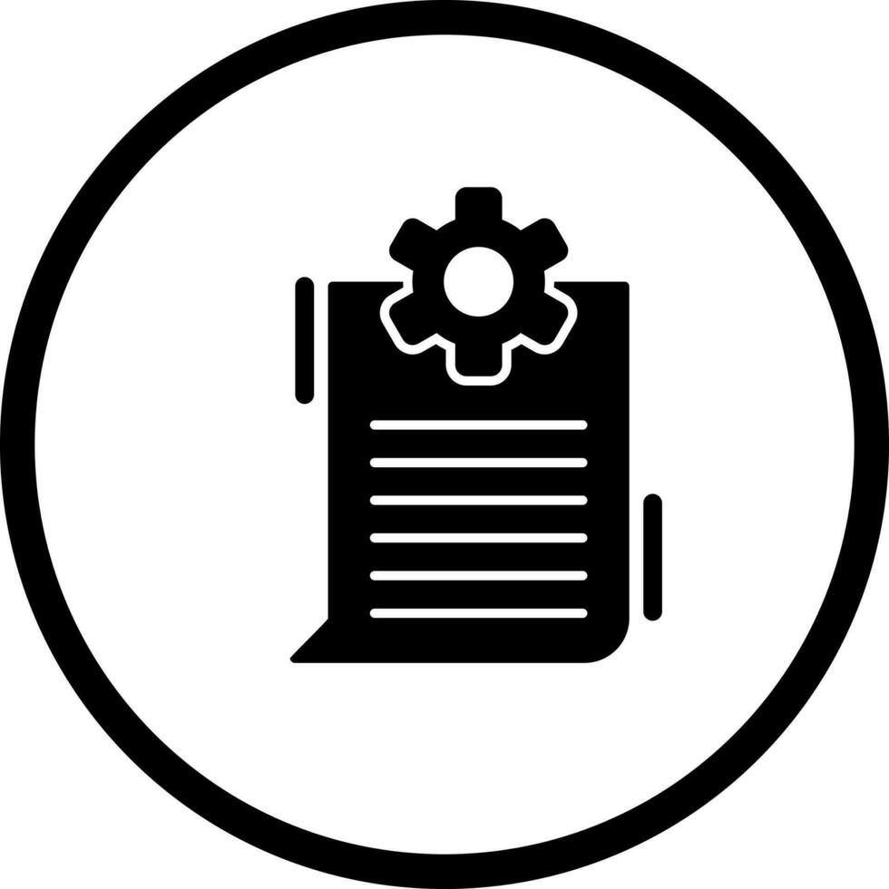 Content Management Vector Icon