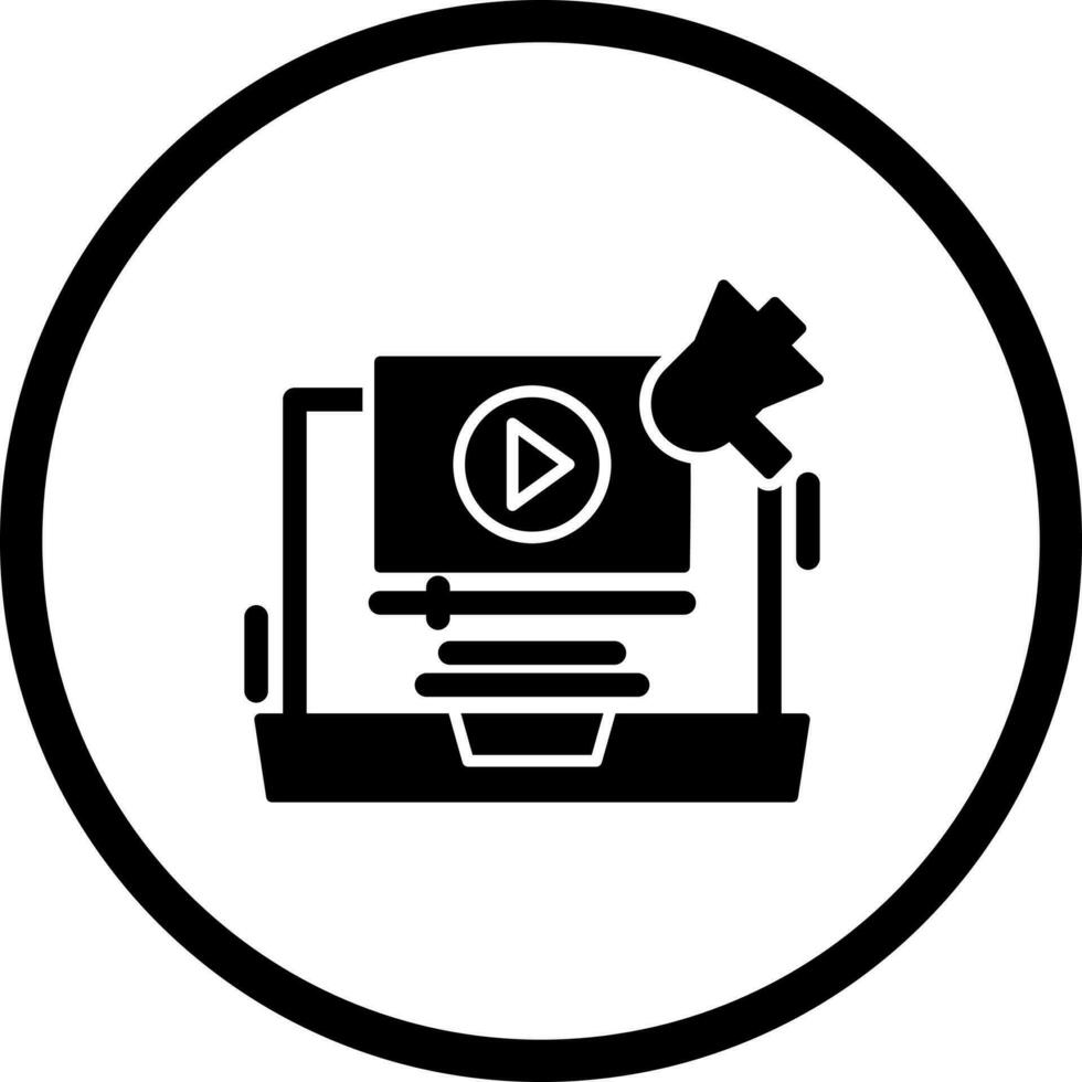 Video Marketing Vector Icon