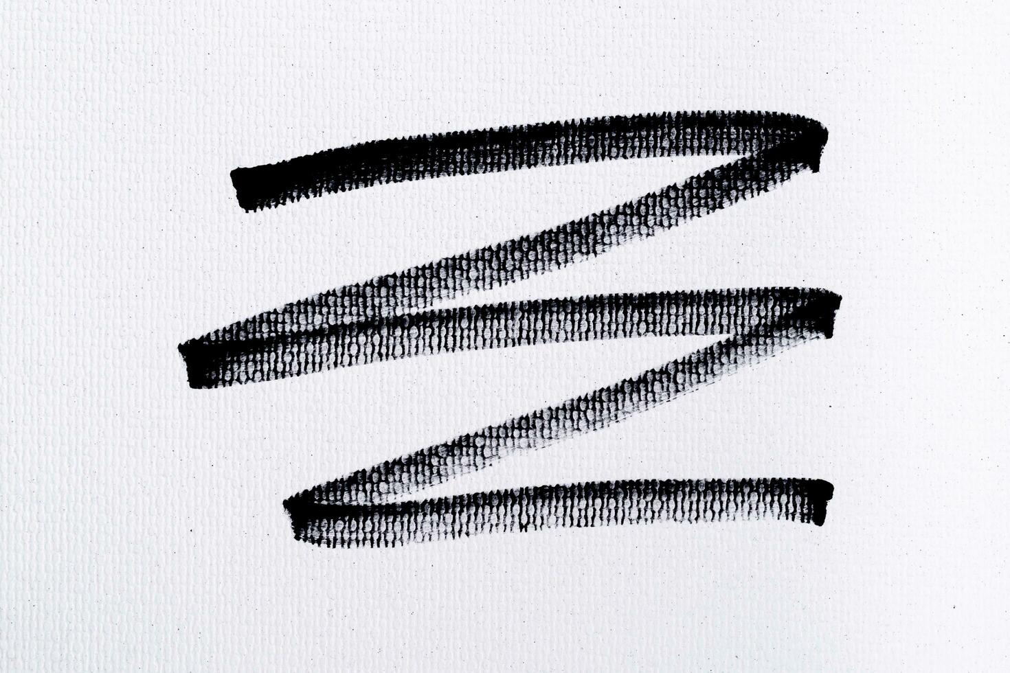 black ink shape on watercolor paper texture background photo