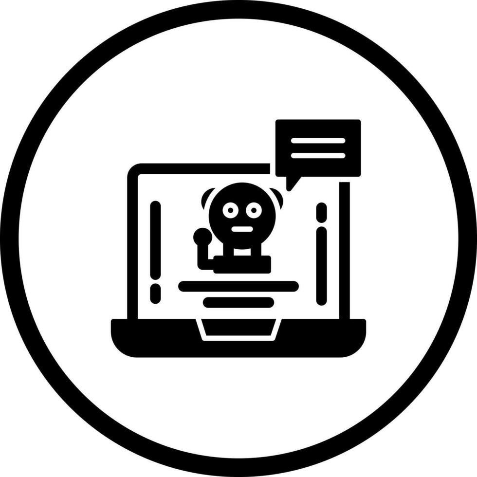 Chat Bot Vector Icon