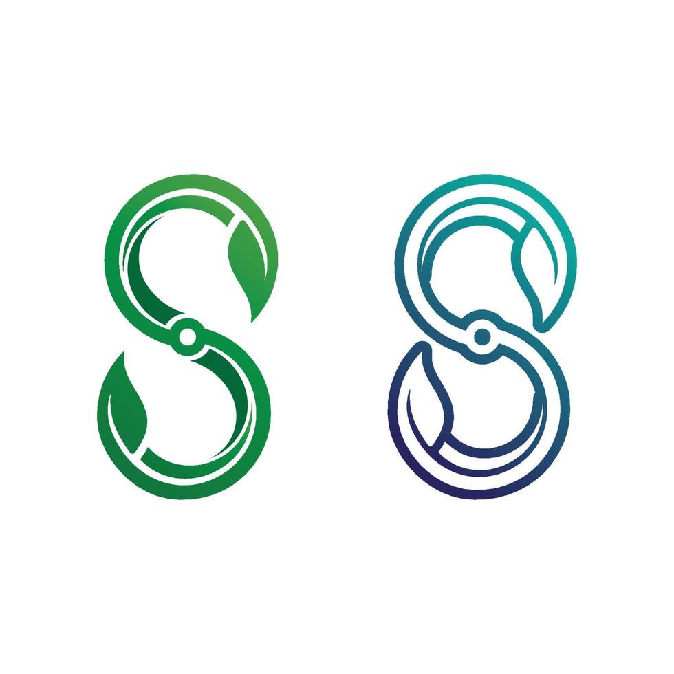 leaf logo design vector for nature symbol template editable,Green leaf logo ecology nature element vector icon.