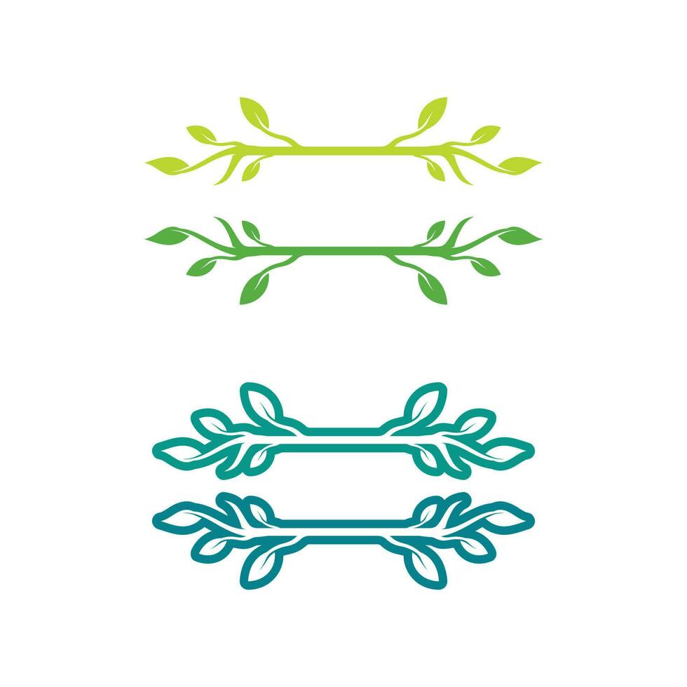 leaf logo design vector for nature symbol template editable,Green leaf logo ecology nature element vector icon.