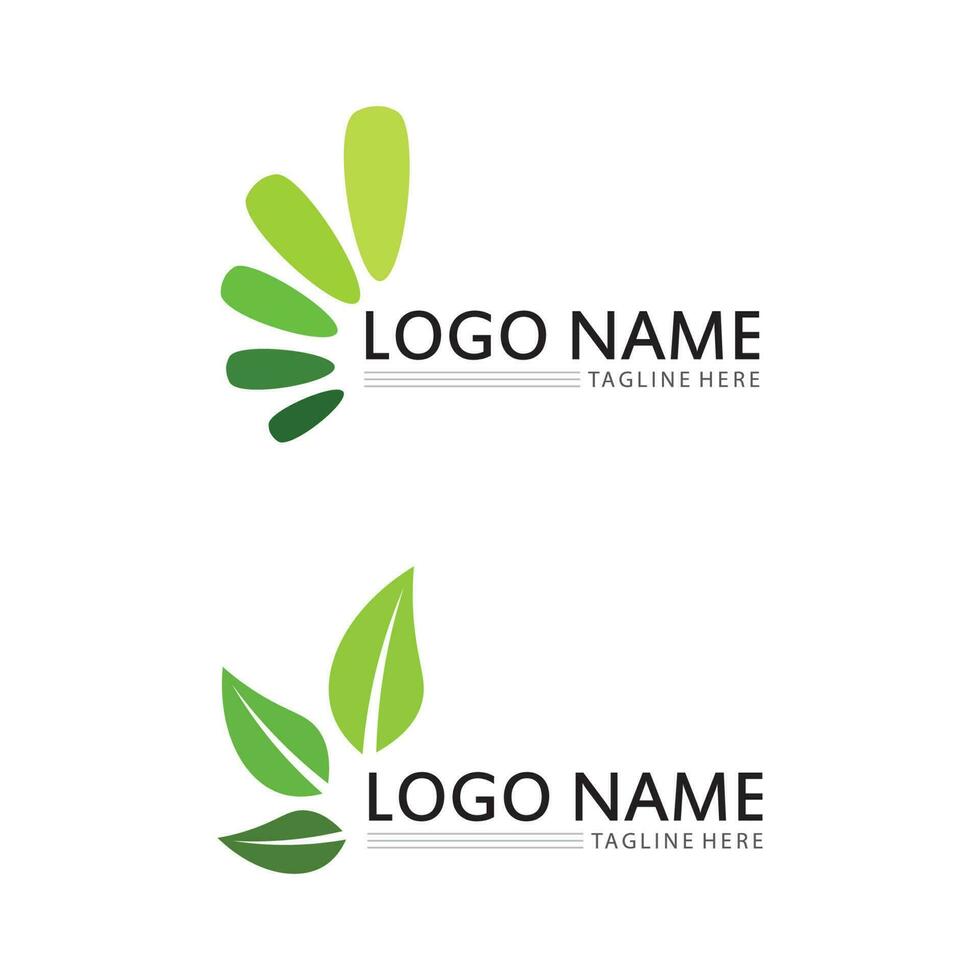 Tree logo icon vector illustration design.Vector silhouette of a tree templates of tree logo and roots  tree of life design illustration