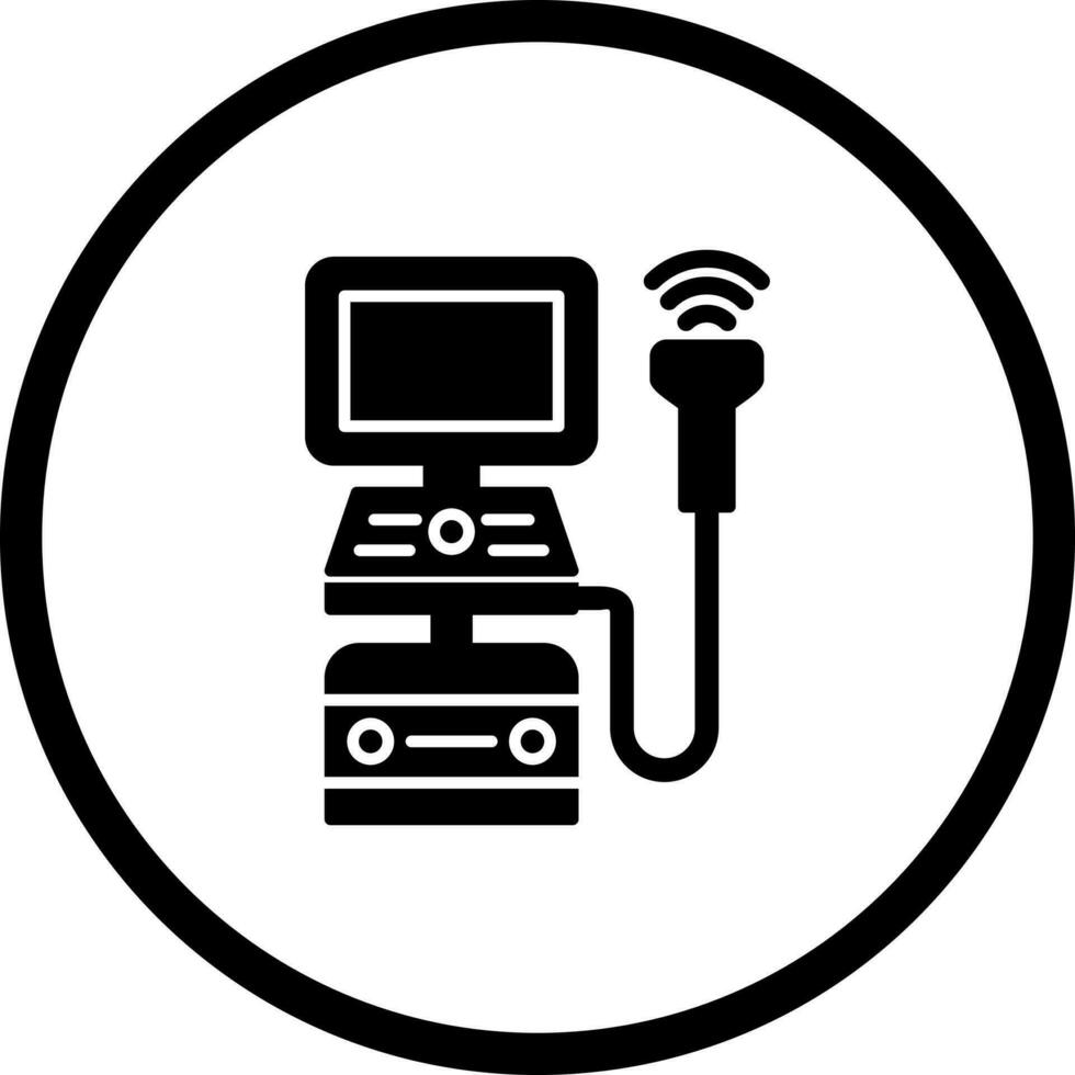 Ultrasound Machine Vector Icon