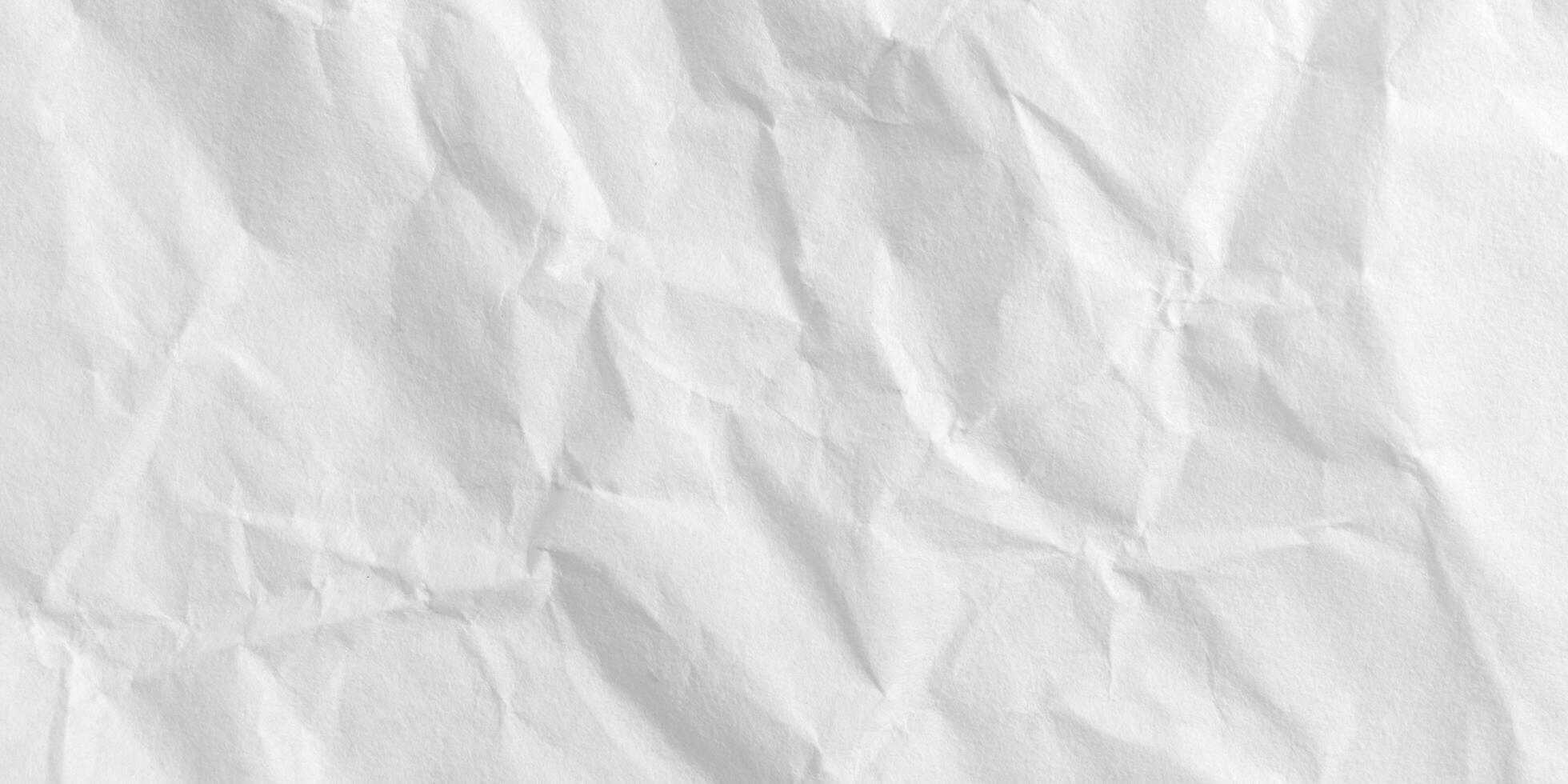 Panorama white paper surface texture and background with copy space. photo