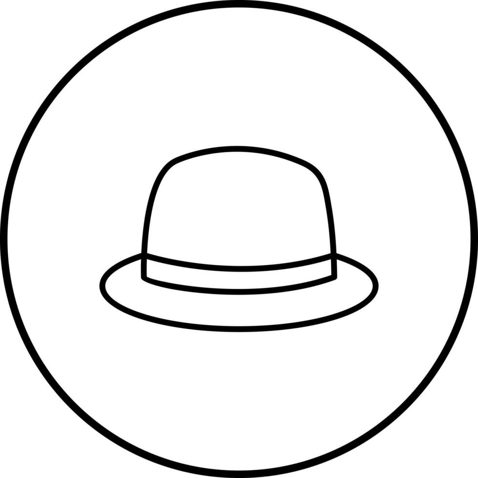 icono de vector de sombrero