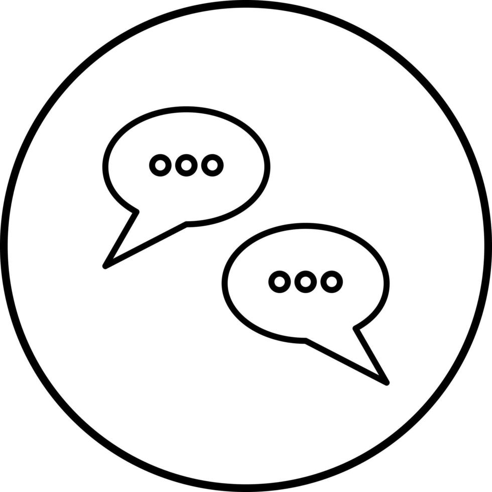 Conversation Bubbles Vector Icon