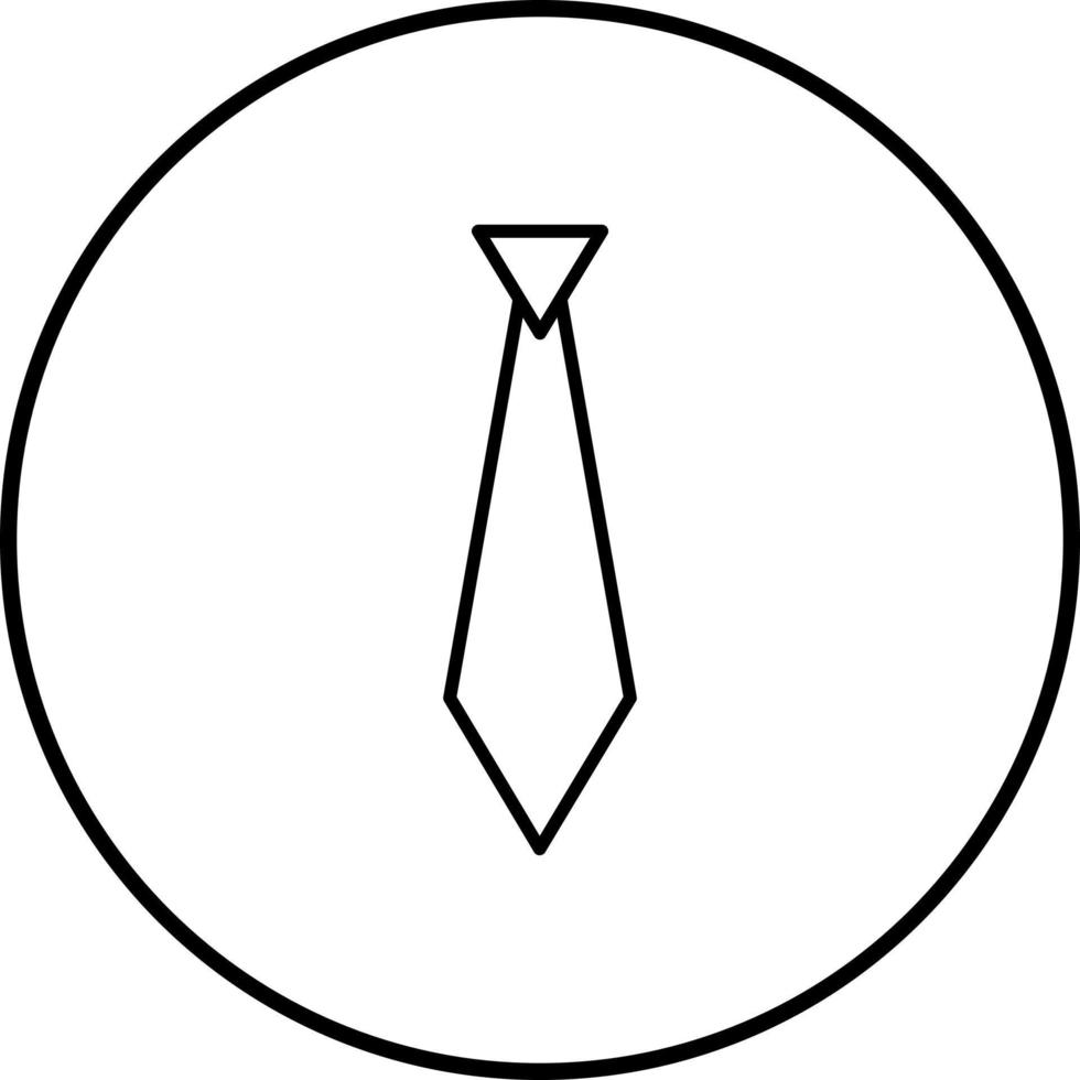 icono de vector de corbata