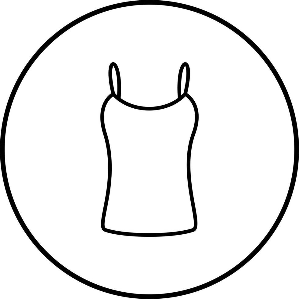 Ladies Vest Vector Icon
