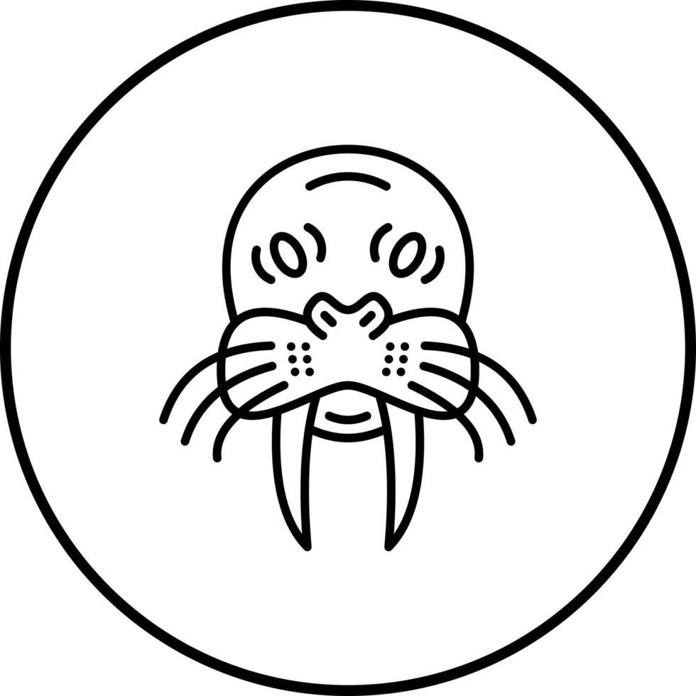 Walrus Vector Icon