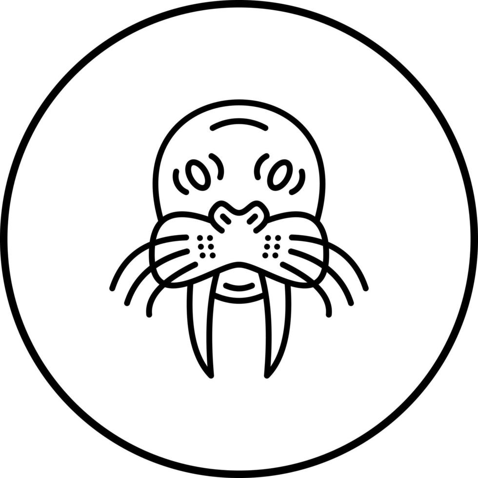 Walrus Vector Icon