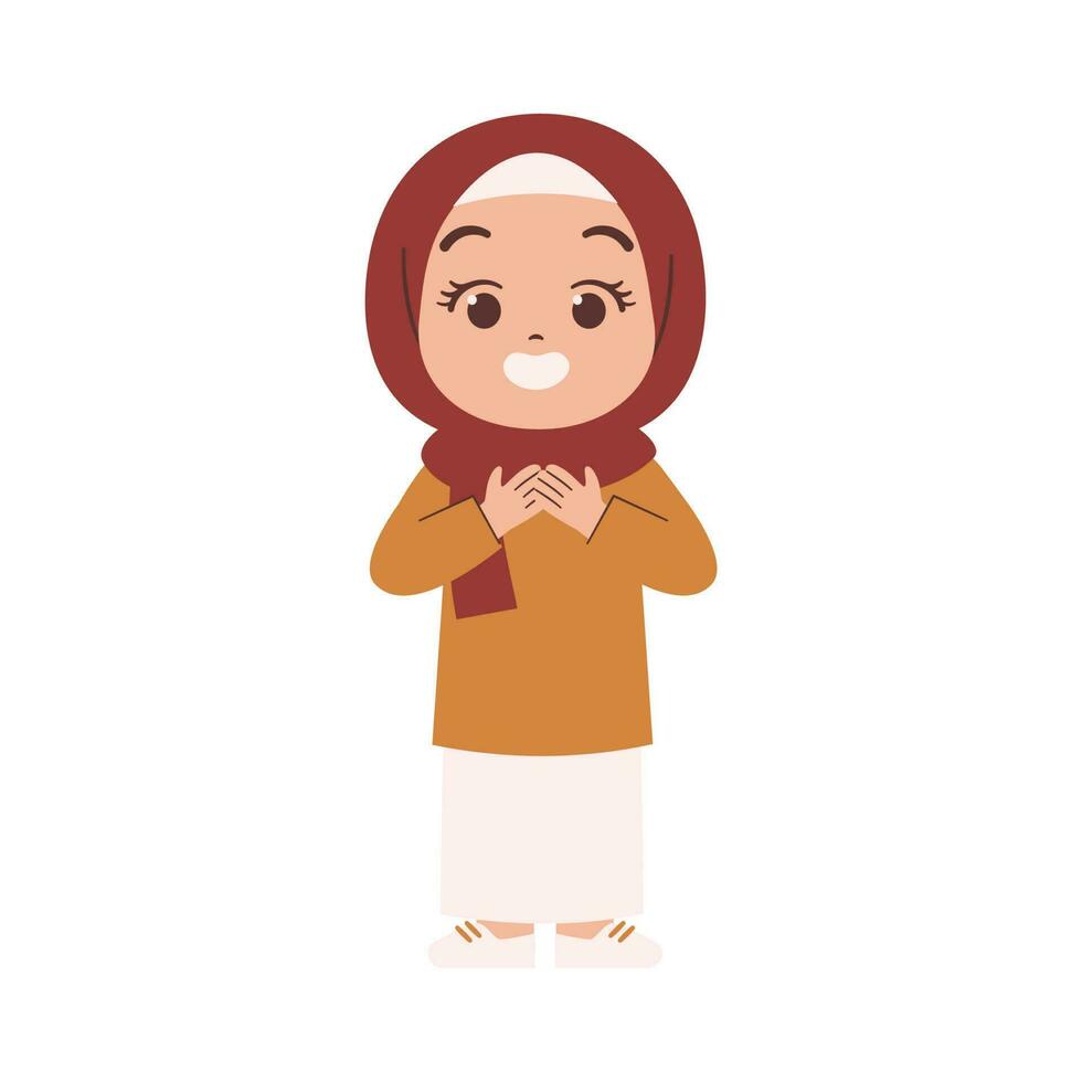 Muslim Woman illustration vector