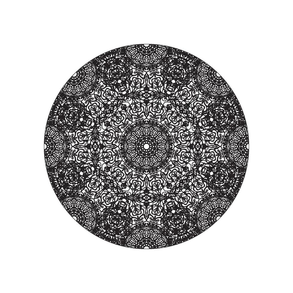 Hand drawn mandala. decoration in ethnic oriental  doodle ornament. vector