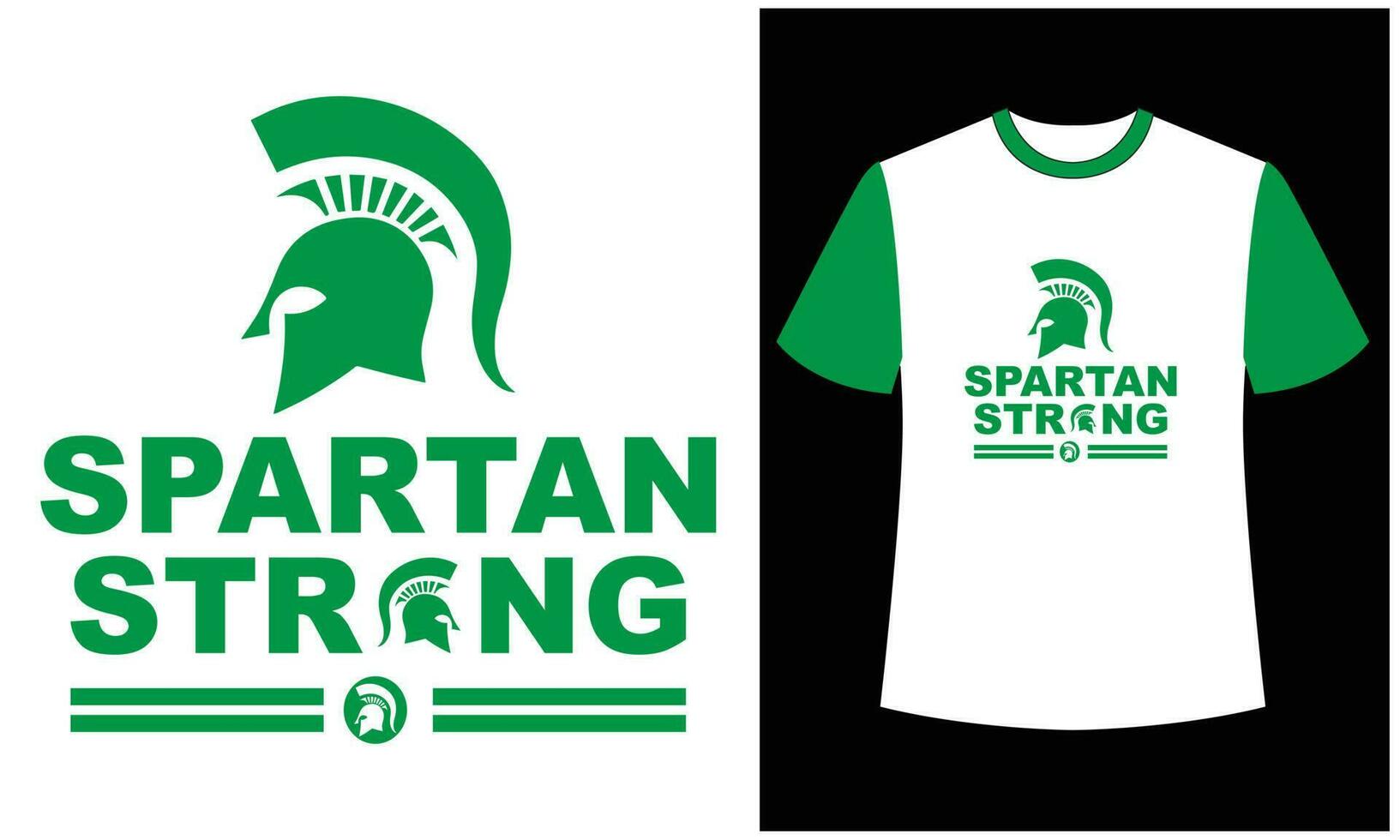spartan strong illustration typography vector t shirt design