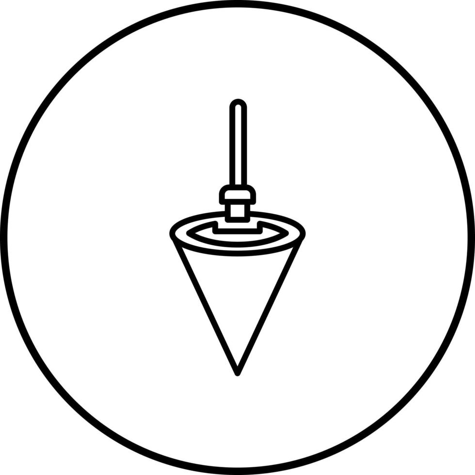 Plumb Bob Vector Icon