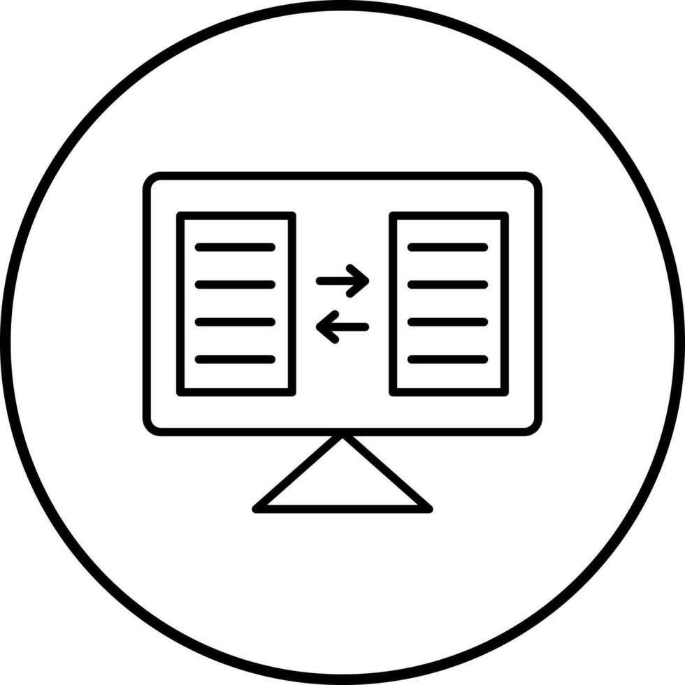 File Sharing Vector Icon