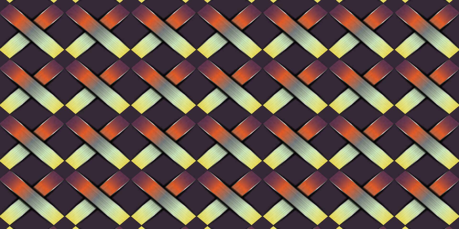abstract retro color geometric background design vector