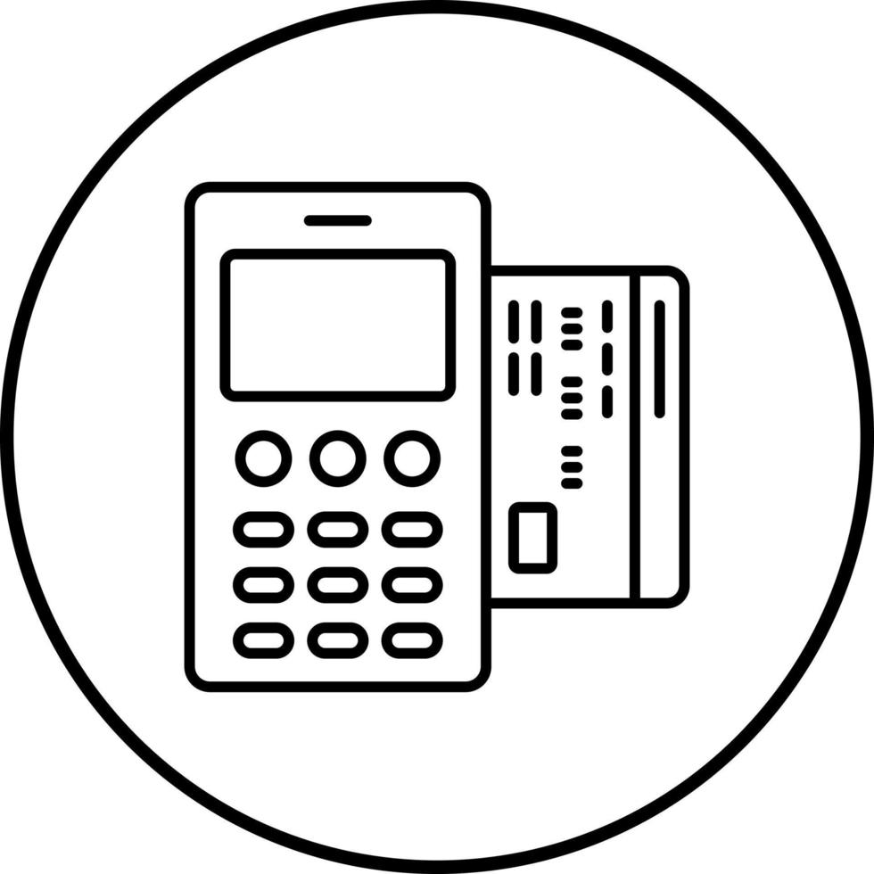 Card Machine Vector Icon