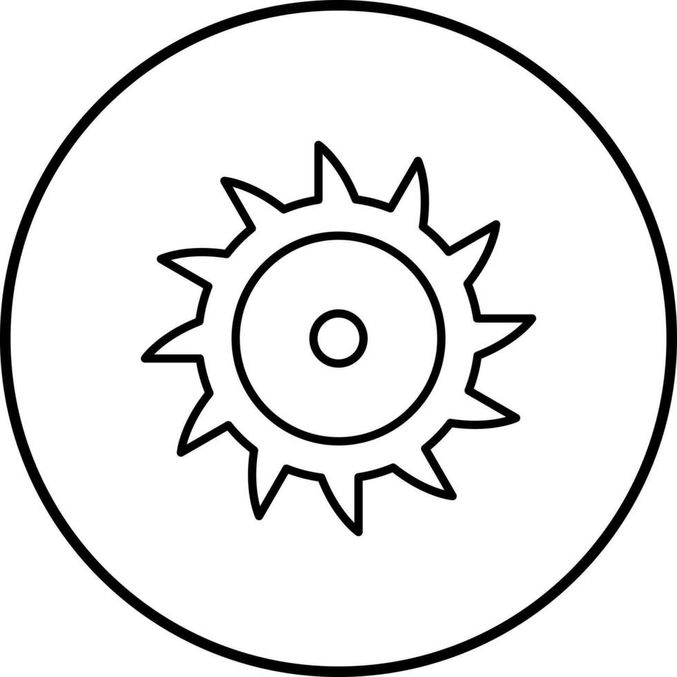 Saw Blade Vector Icon