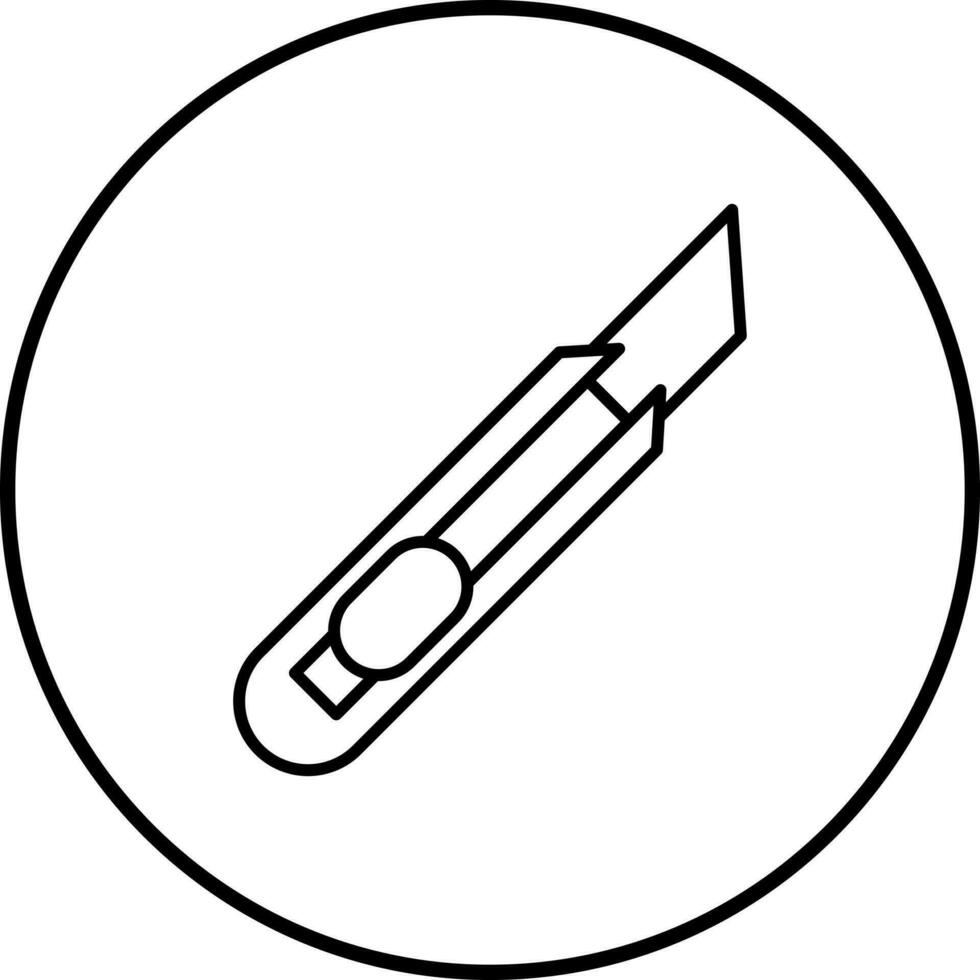 Stationery Knife Vector Icon