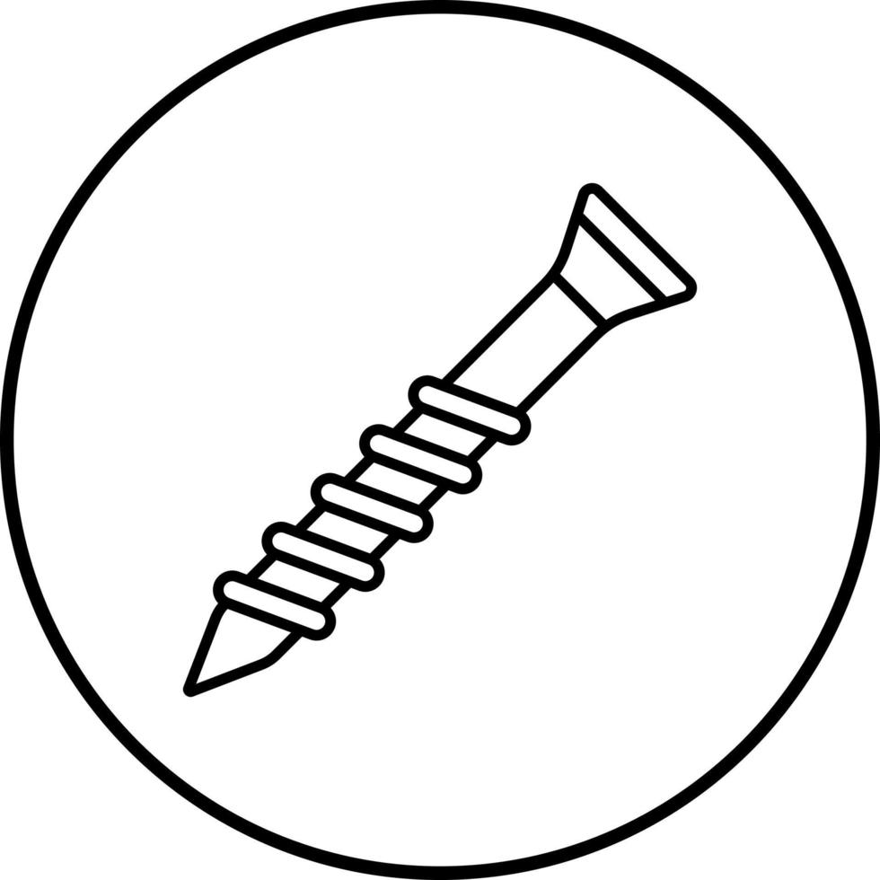 Screw Vector Icon