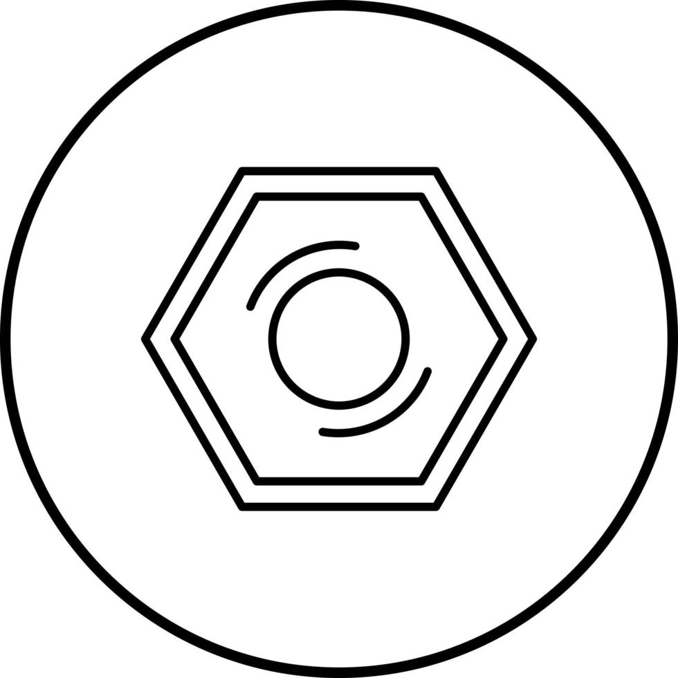 Nut Vector Icon