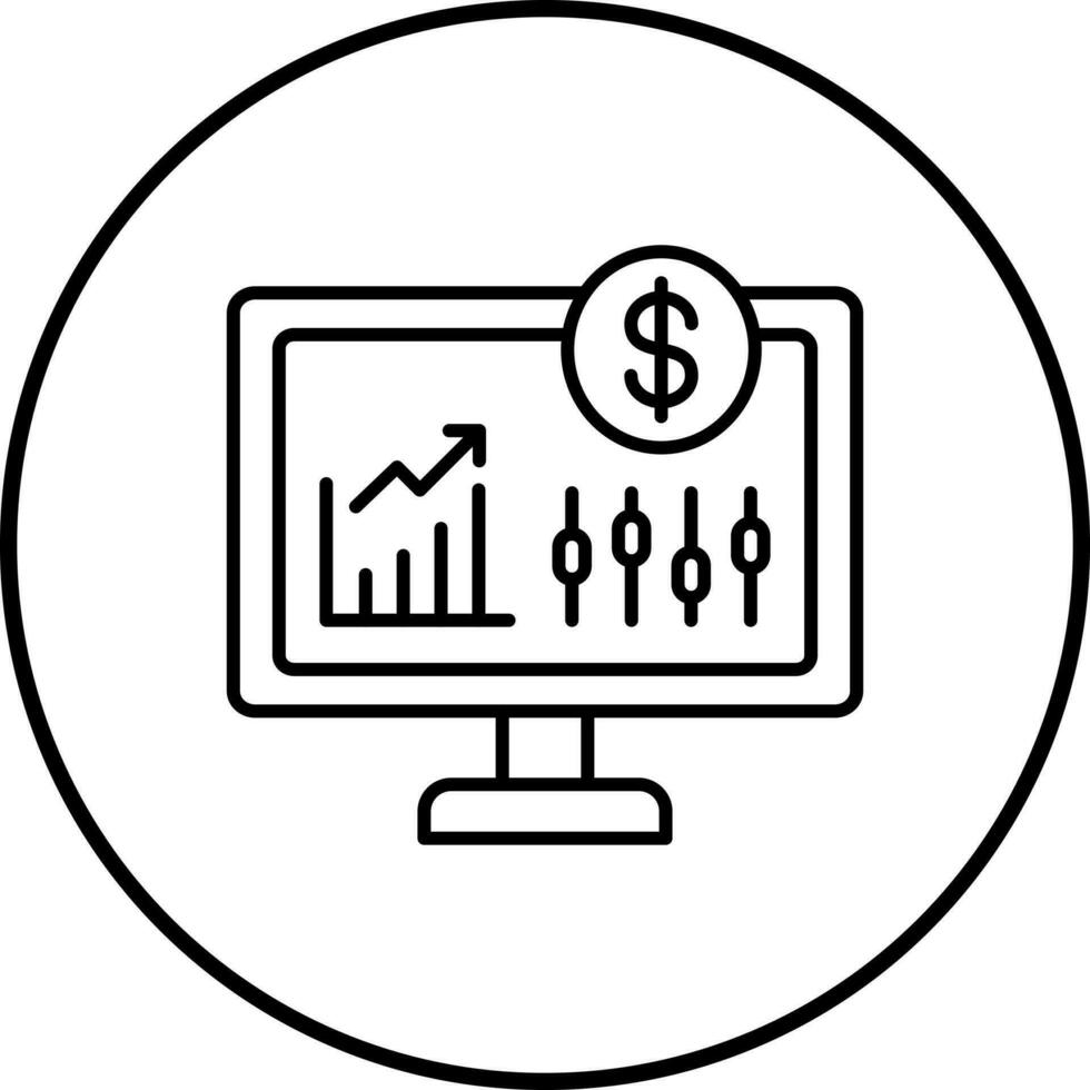 Stock Market Vector Icon