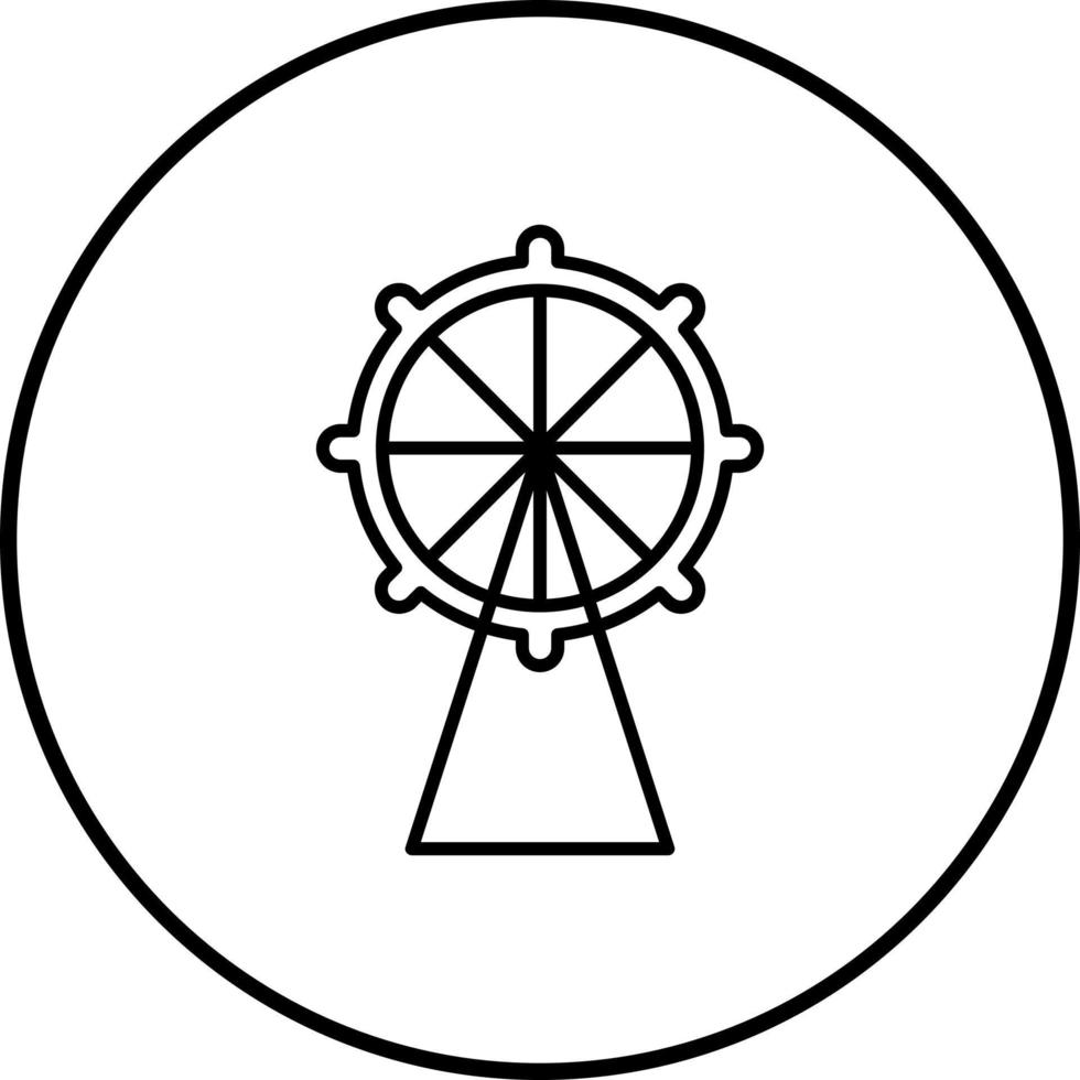 Ferris Wheel Vector Icon