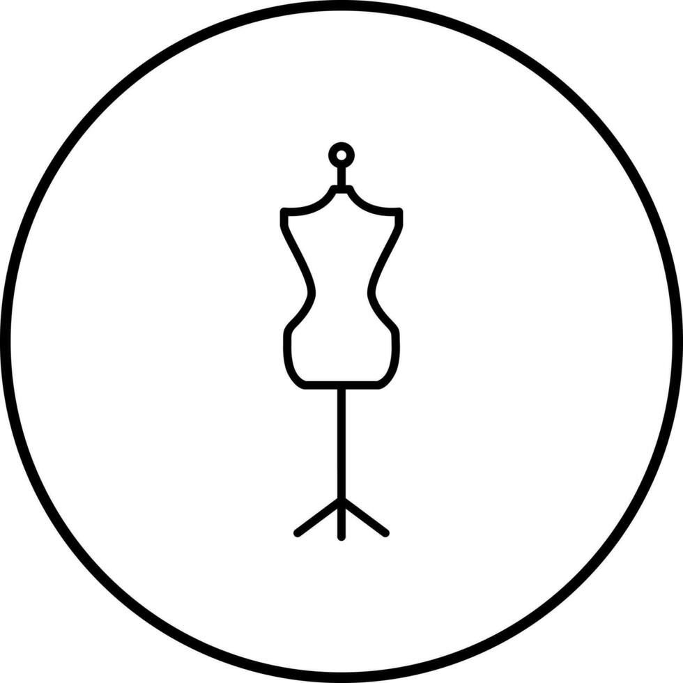 Dress Holder Vector Icon