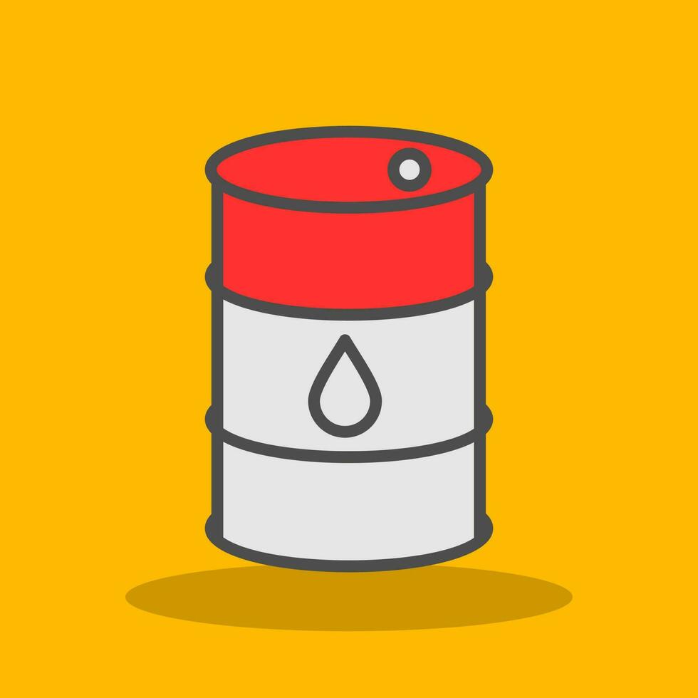 Oil Barrell Vector Icon Design