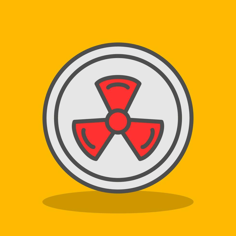Radiation Vector Icon Design