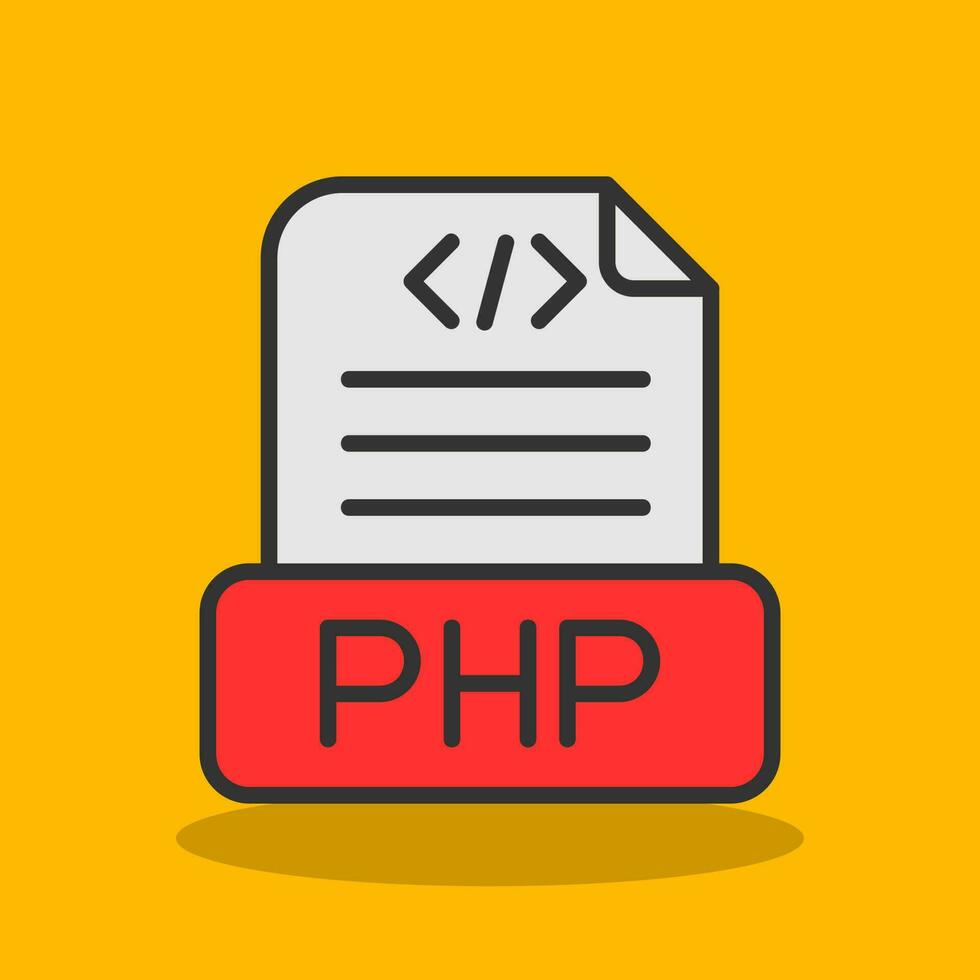 Php File Vector Icon Design