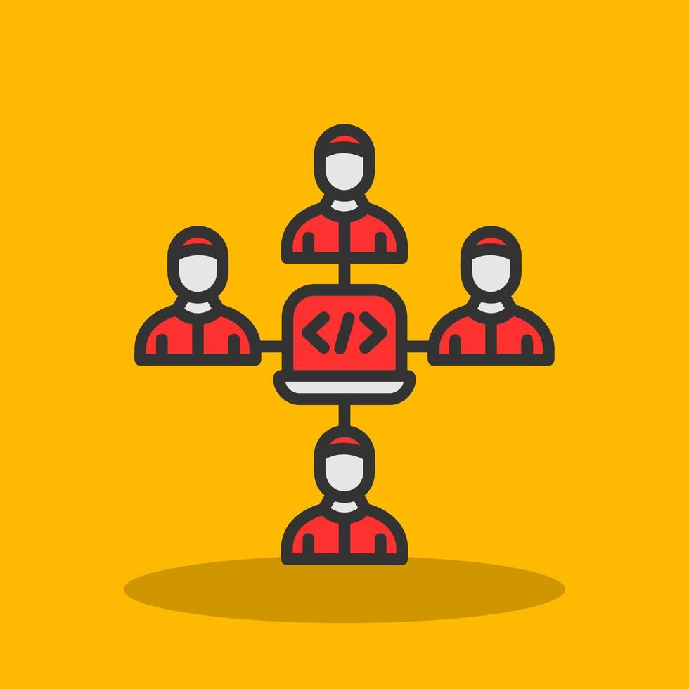 Code Deployment Vector Icon Design