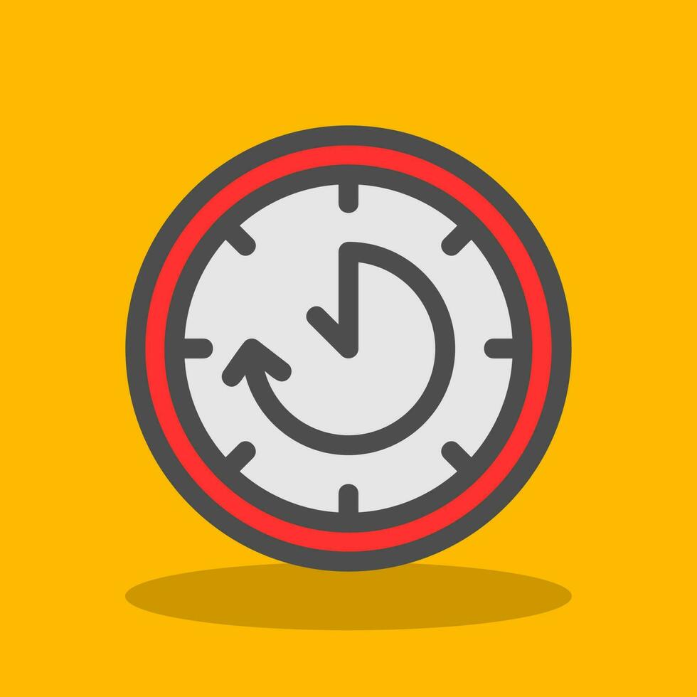 Time Loop Vector Icon Design