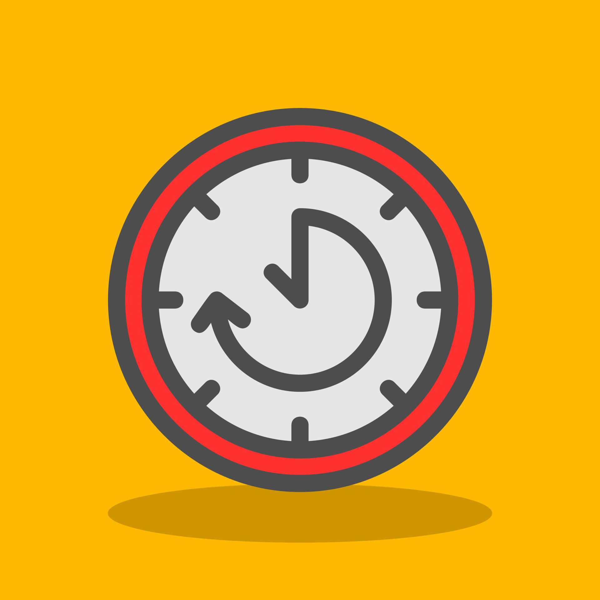 Time Loop Vector Icon Design 20665438 Vector Art at Vecteezy