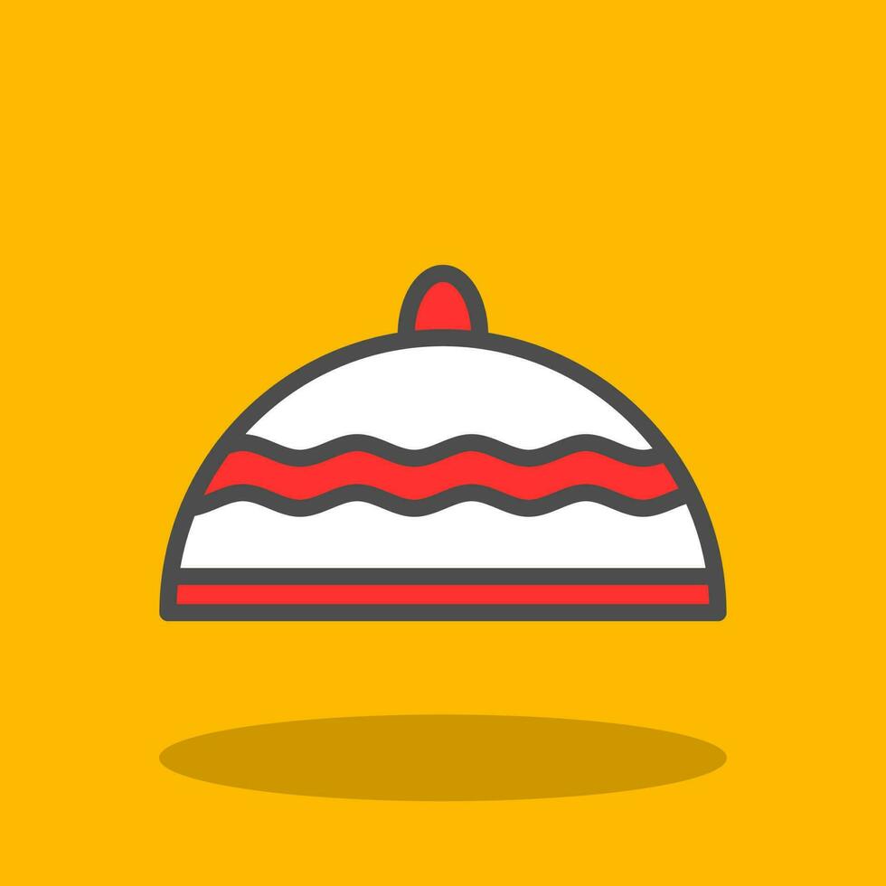 Skullcap Vector Icon Design