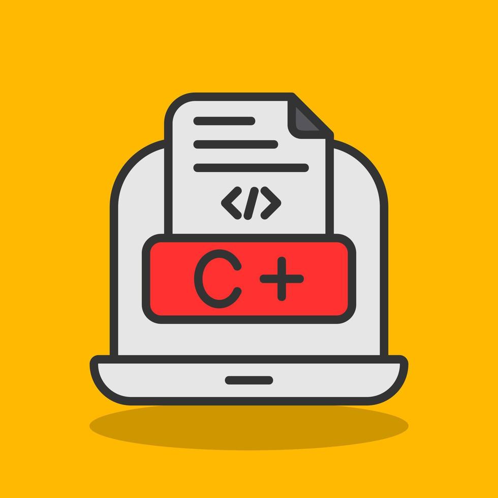 Coding Language Vector Icon Design
