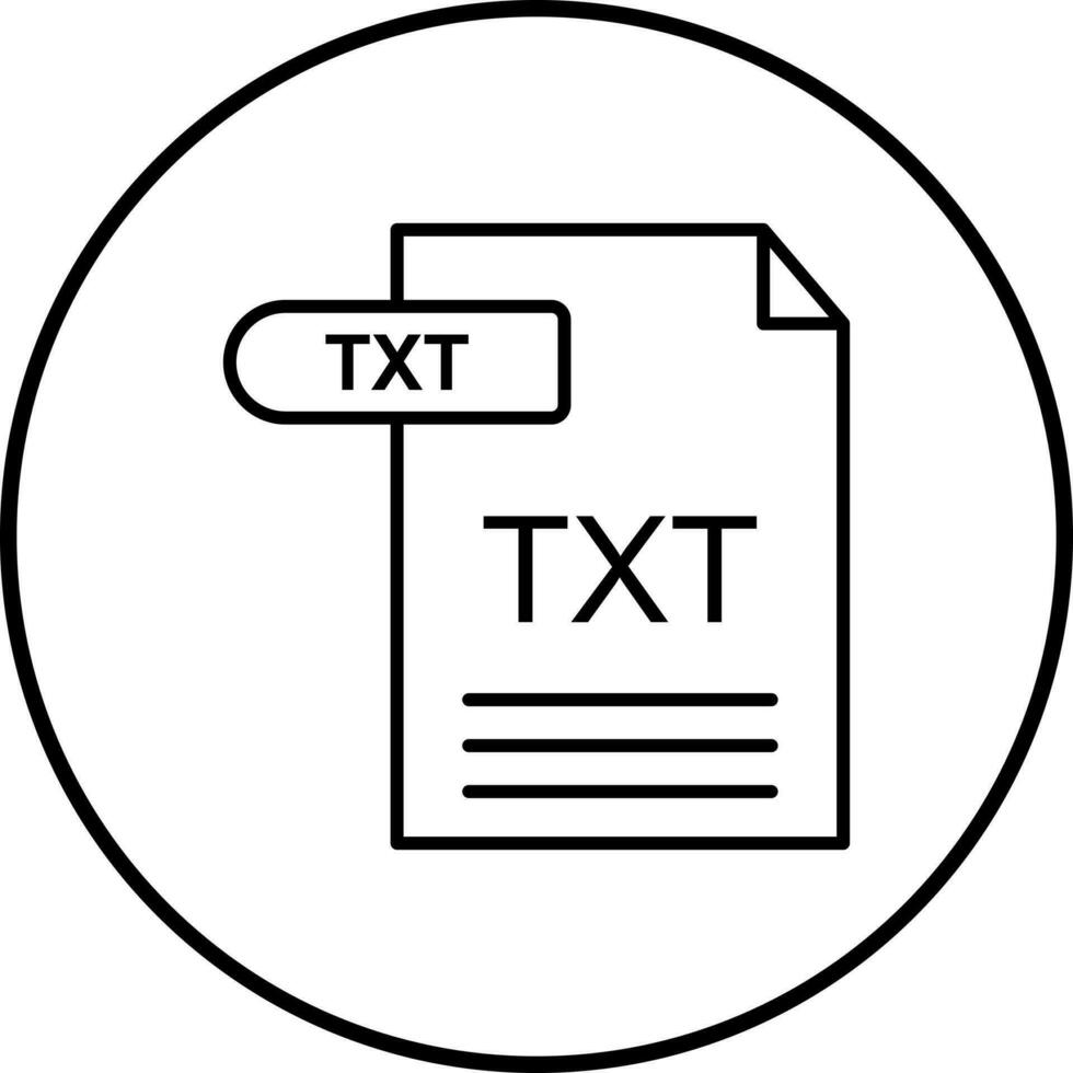 icono de vector de texto