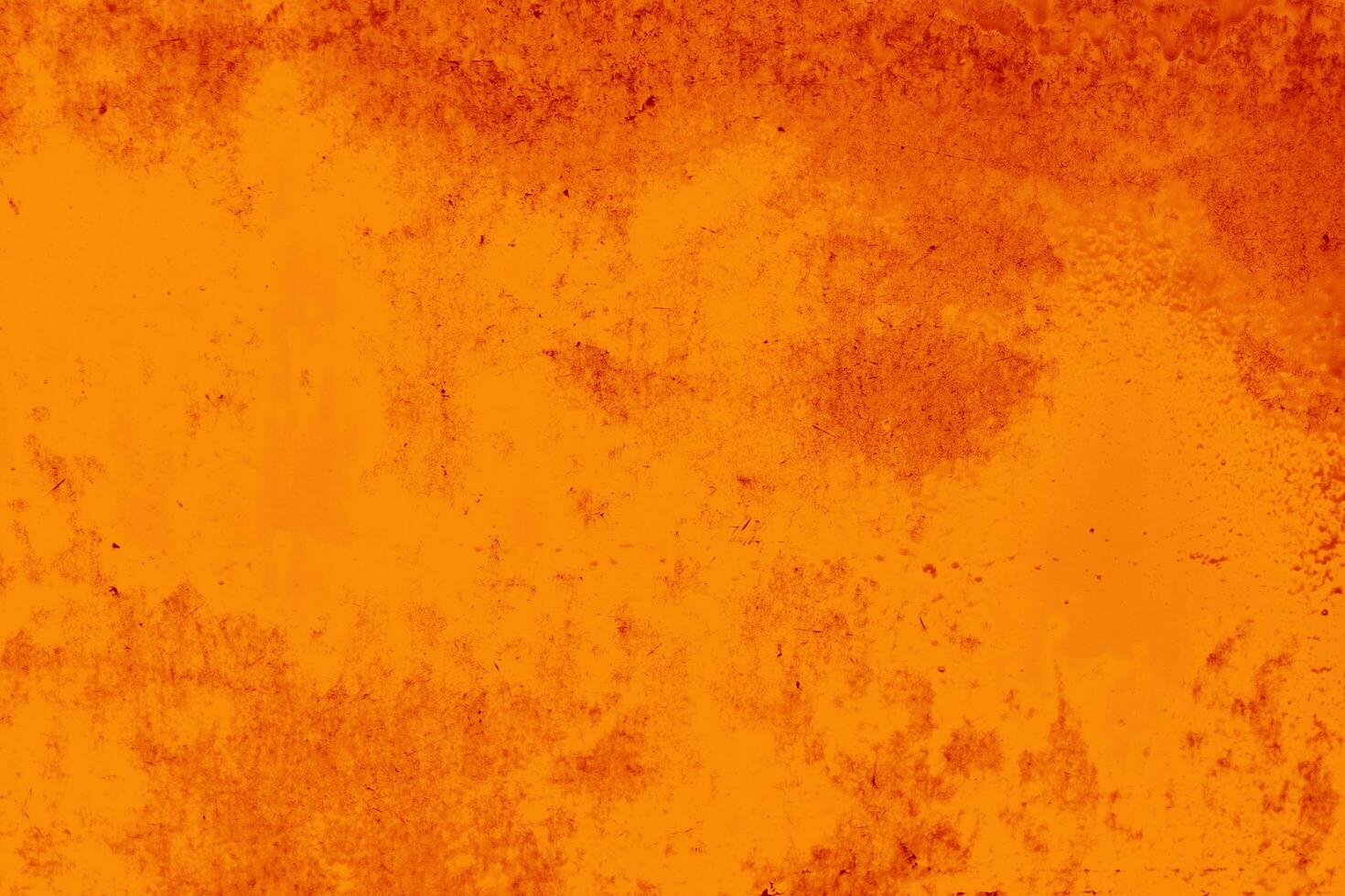 Close up grunge orange metal background and texture photo