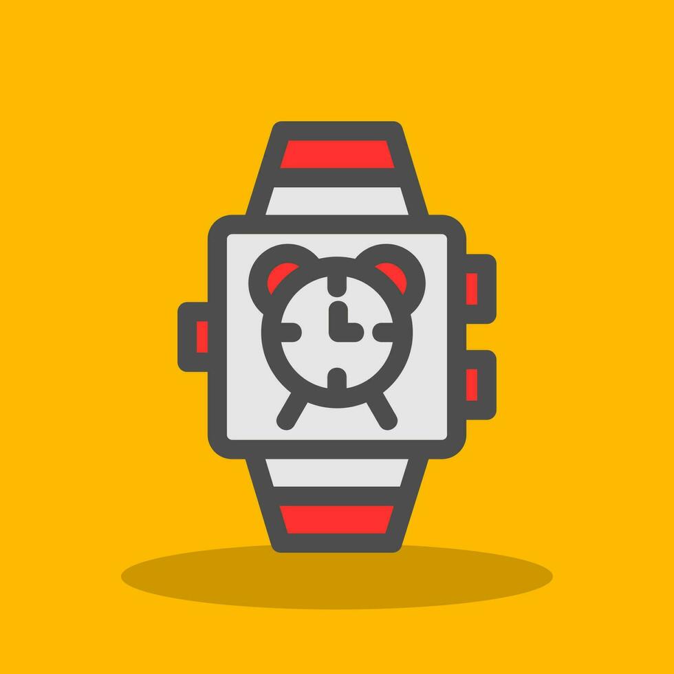 diseño de icono de vector de alarma de reloj inteligente