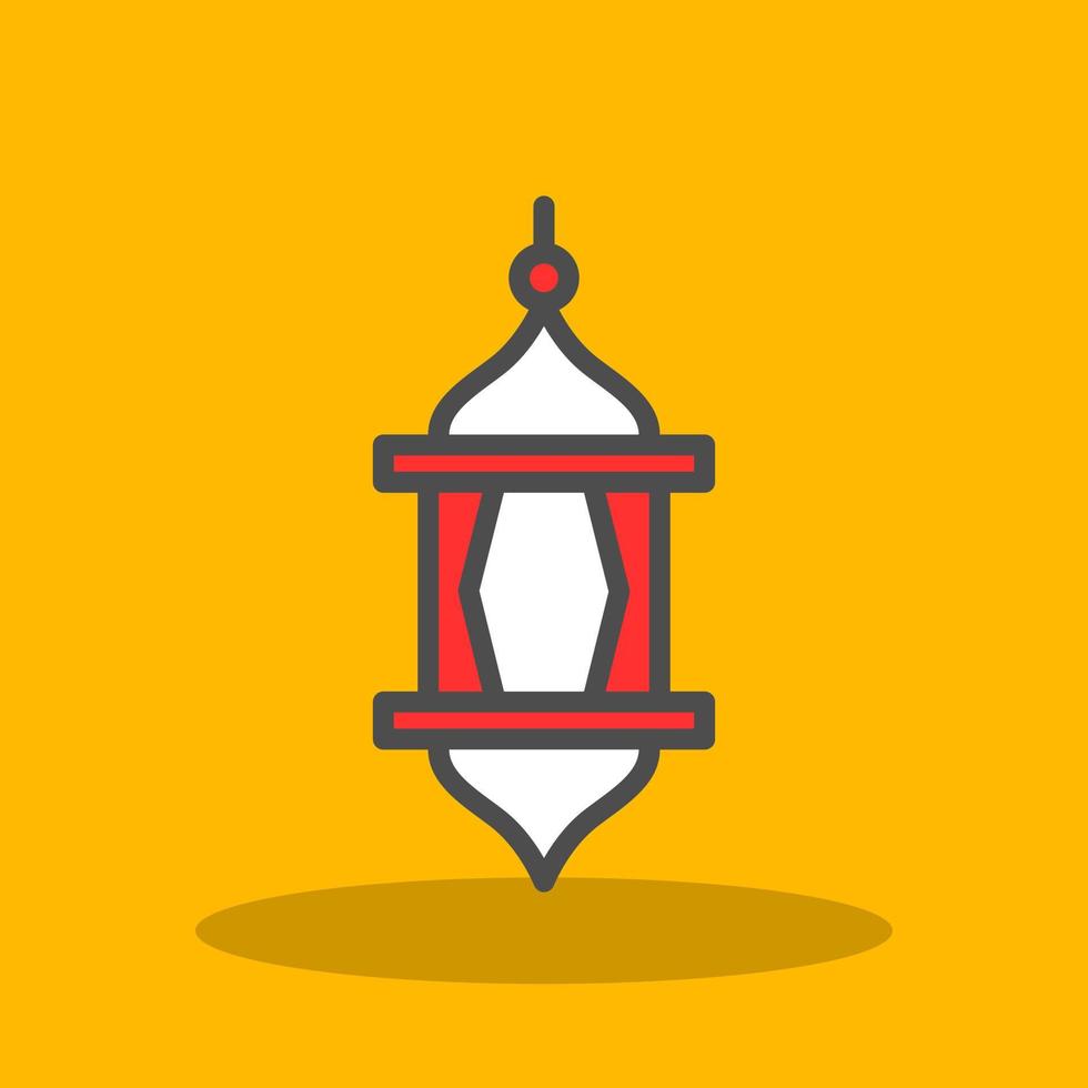 Arabian Lantern Vector Icon Design