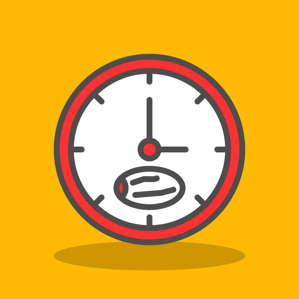 diseño de icono de vector de reloj