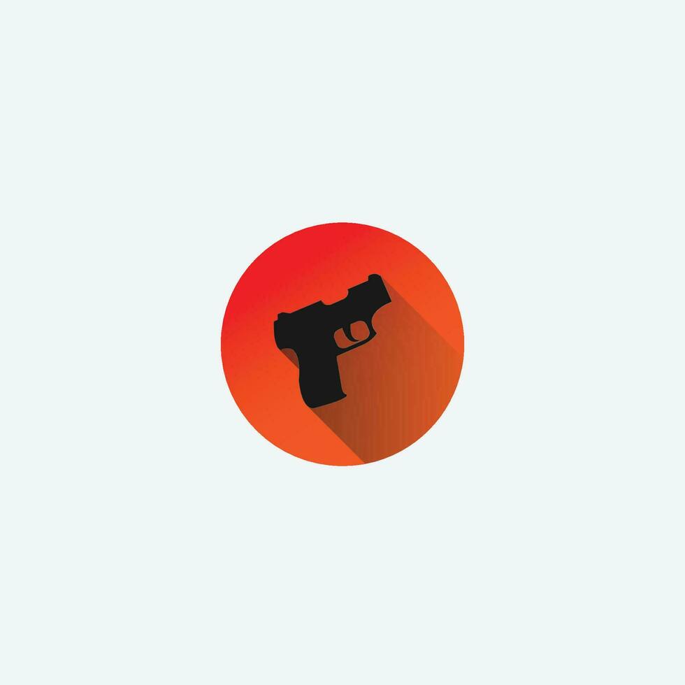 pistola icono vector