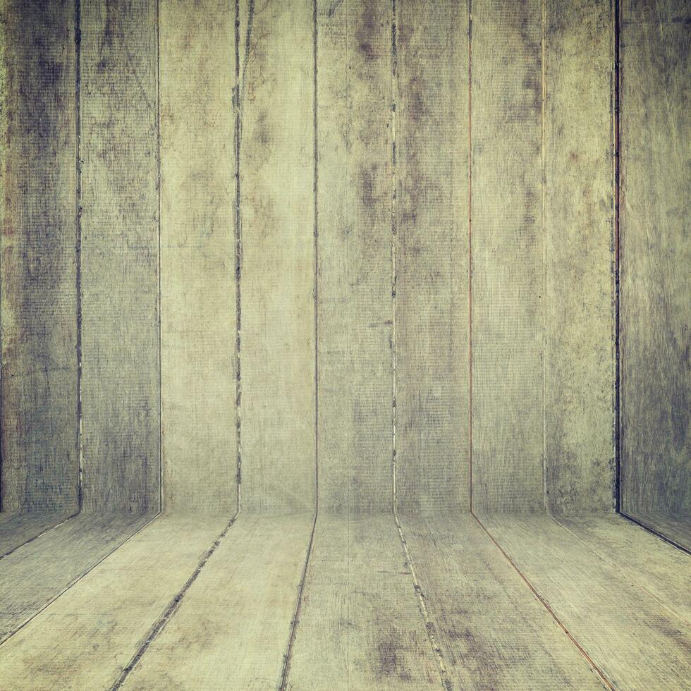 Wood texture background. old wood wall and floor perspective for background. photo