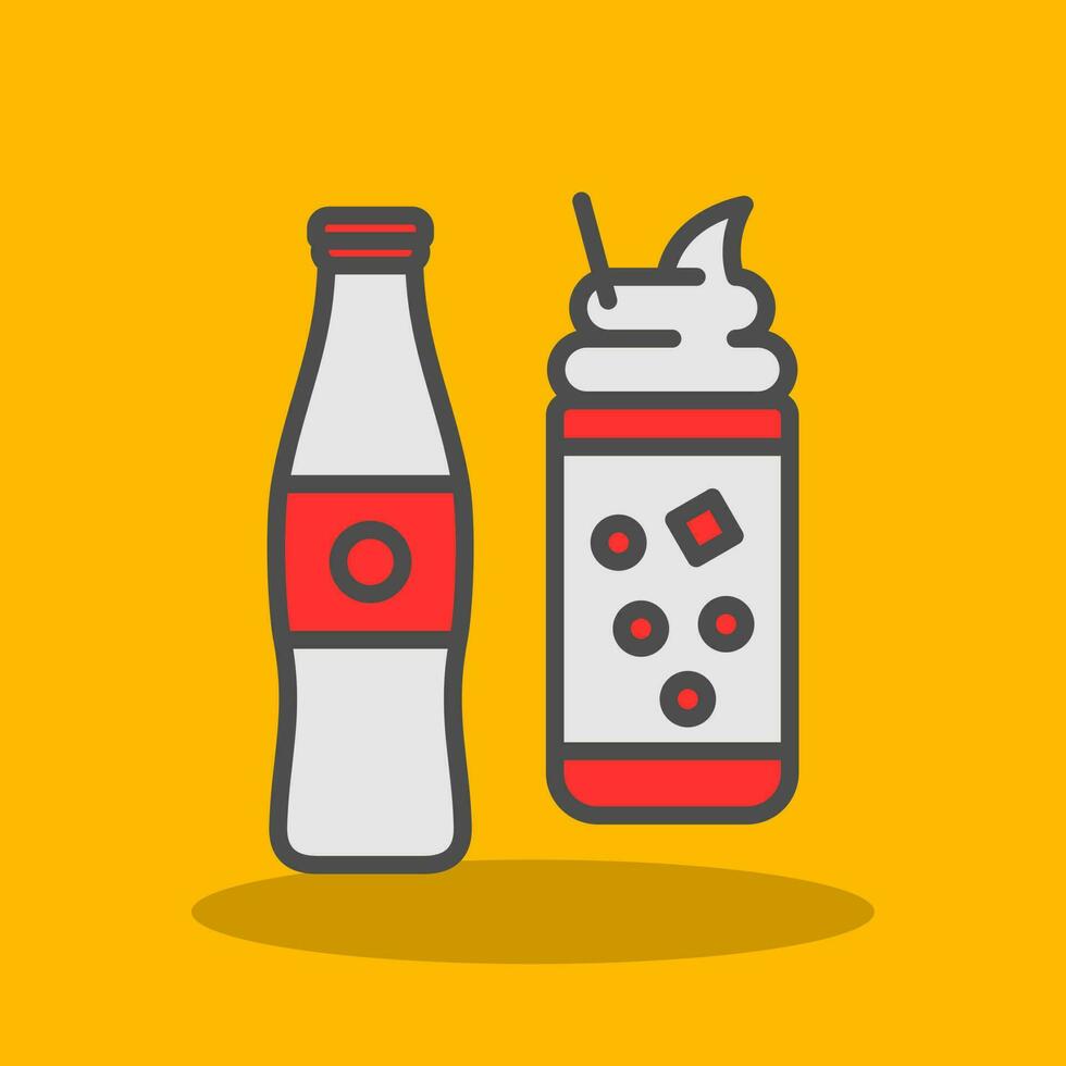 Cream Soda Vector Icon Design