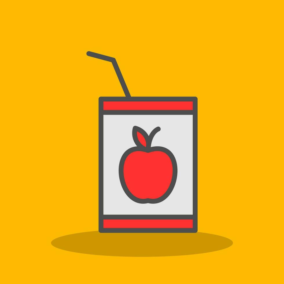 Juice Box Vector Icon Design