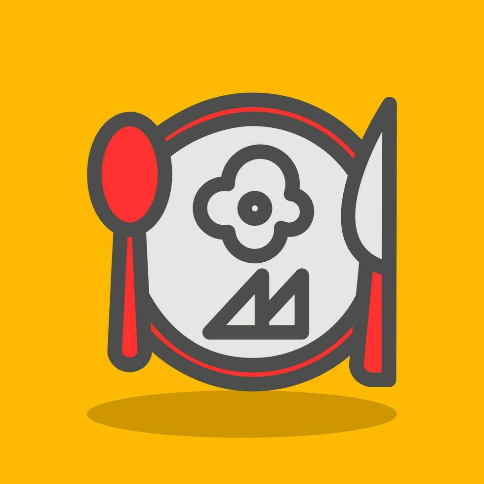 diseño de icono de vector de desayuno