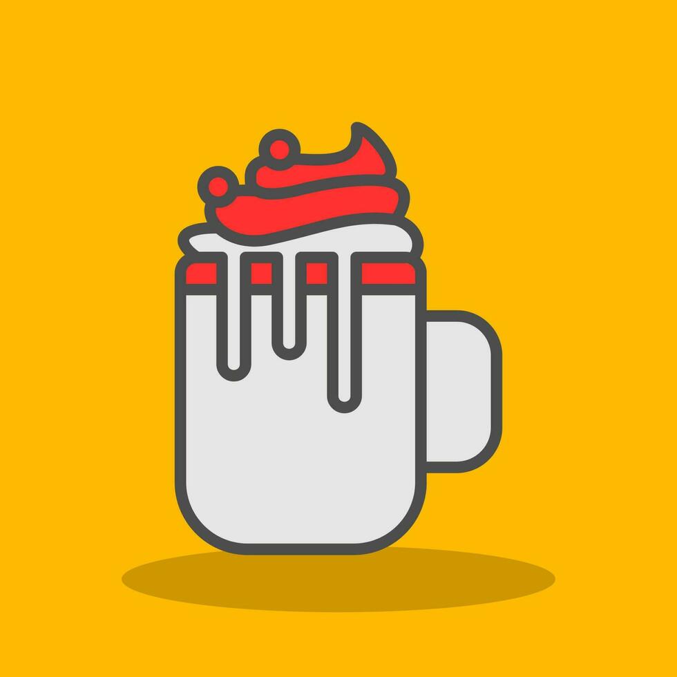 Hot Chocolate Vector Icon Design