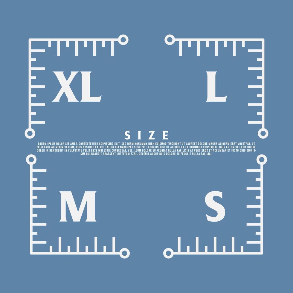 size sign icon vector